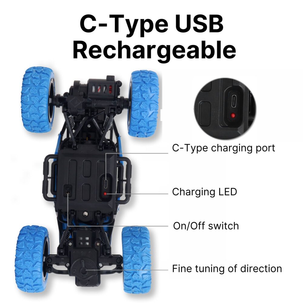 c-type usb rechargeable