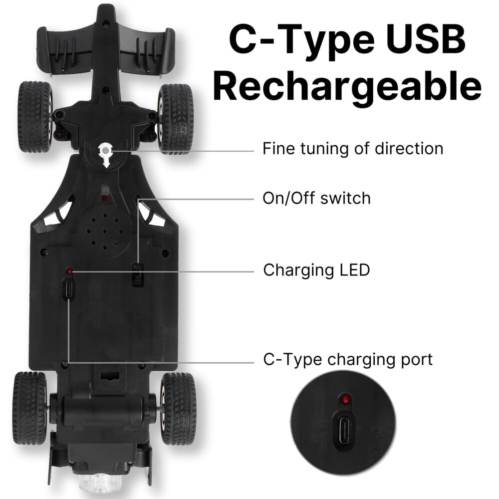 c-type usb rechargeable
