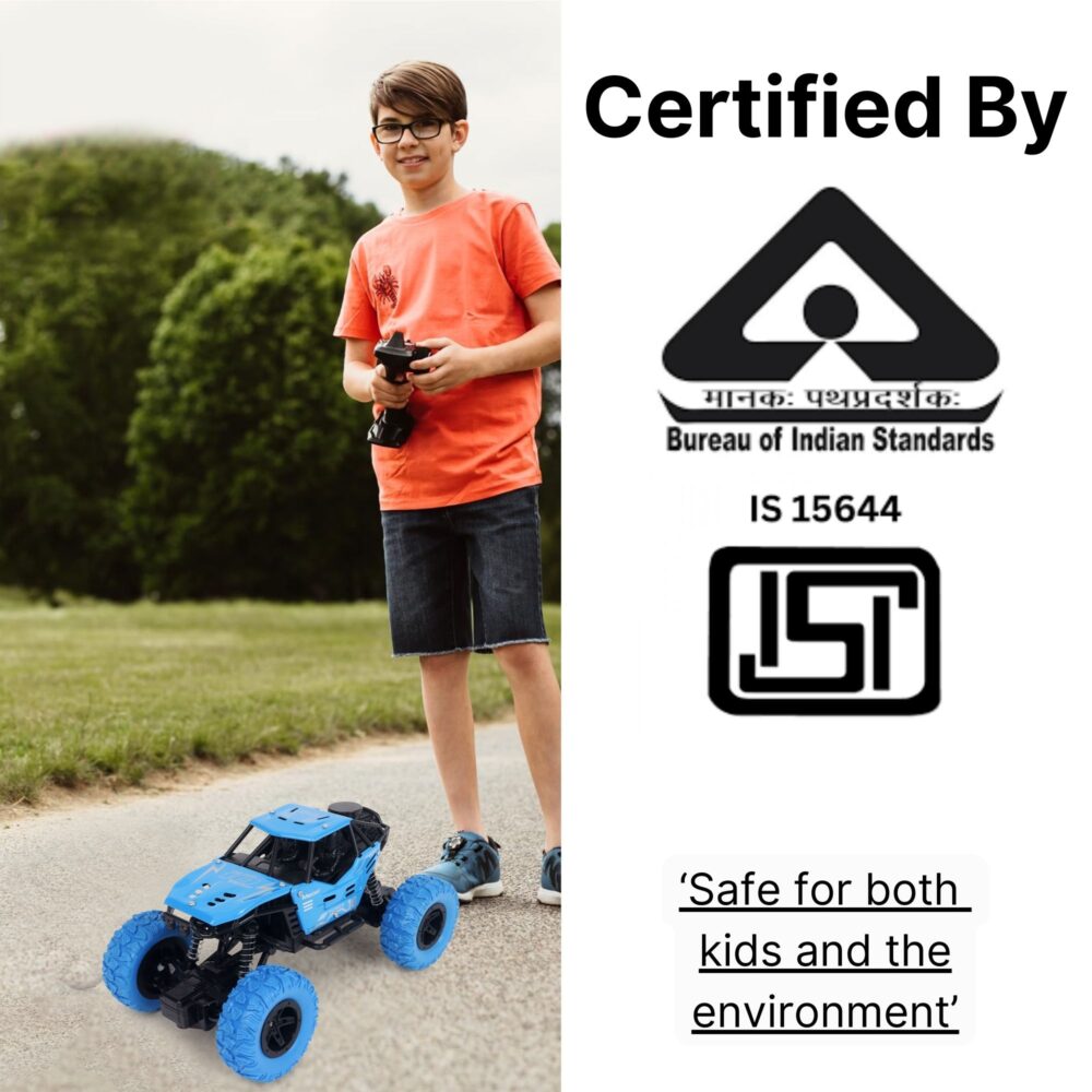 Certified by the bureau of indian standards as safe for both kids and the environment